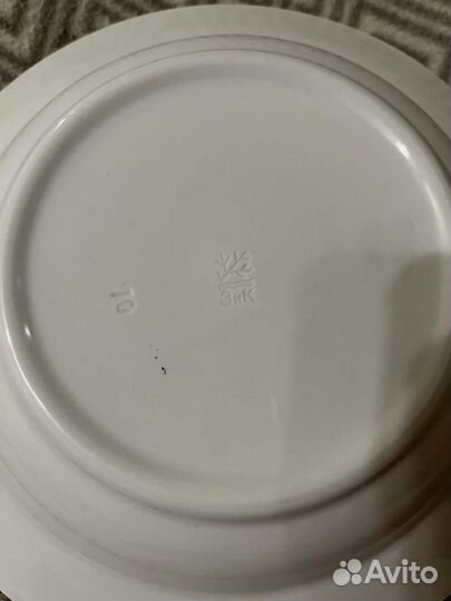 Тарелки СССР зик Конаково