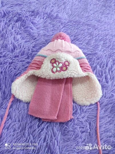 Шапка для новорожденной