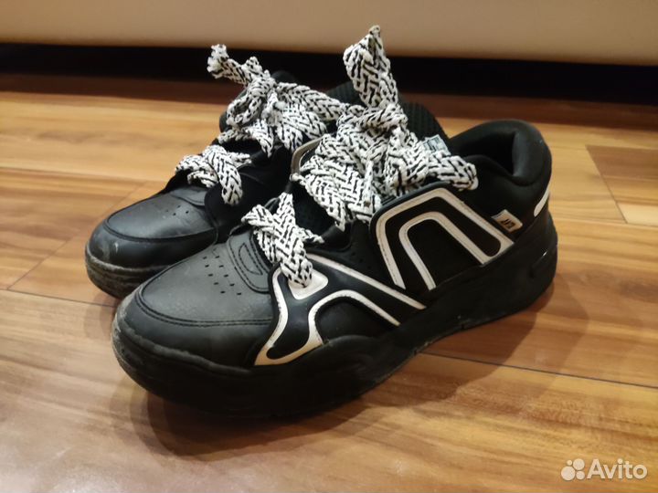 Anta aojie Skateboarding Shoes Low-top Black