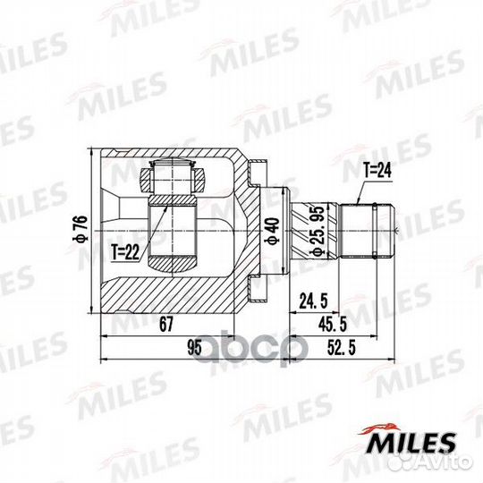 Шрус nissan almera N16/almera B10RS (classic) в