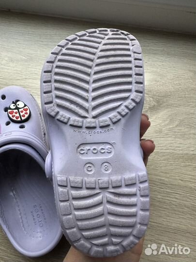 Сабо crocs для девочки c8