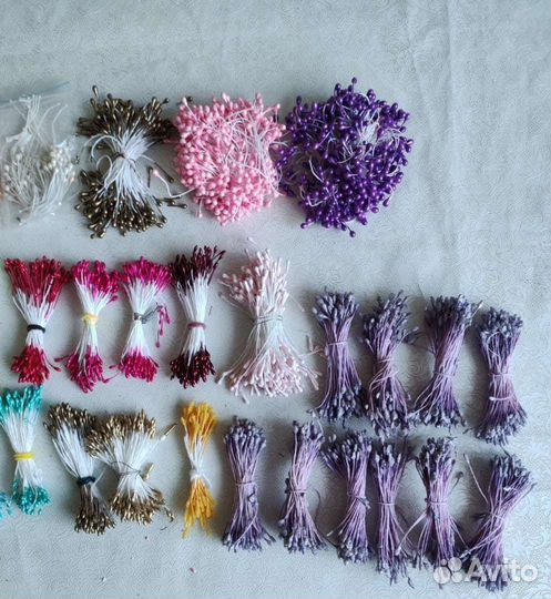 Тычинки, листья