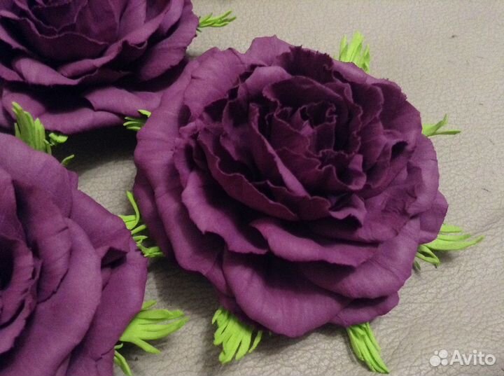 Для волос - аксессуары - розы, маки и другие цветы