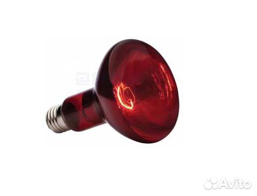 Лампа красная инфракрасная для птиц и животных