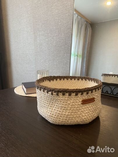 Корзины вязаные в наличии и на заказ