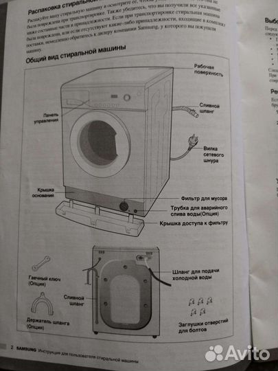 Стиральная машина на запчасти