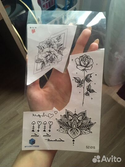 Переводные тату