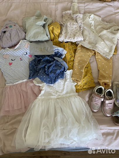 Вещи пакетом на девочку 98 104