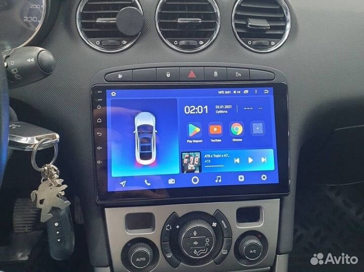 Магнитола Peugeot 308 408 Teyes