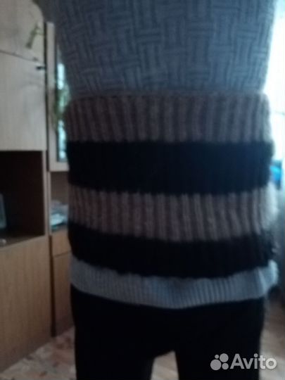 Свитер, пояс, из собачьей шерсти