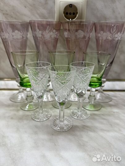 Цветное стекло, хрусталь СССР