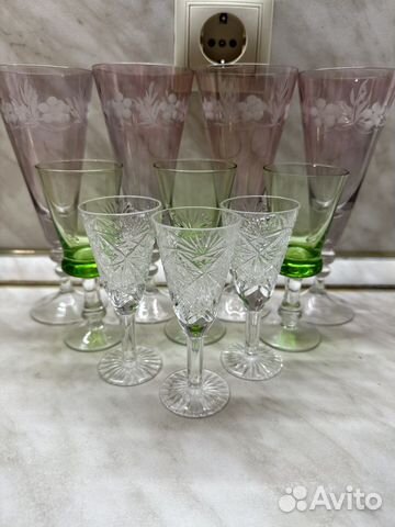 Цветное стекло, хрусталь СССР