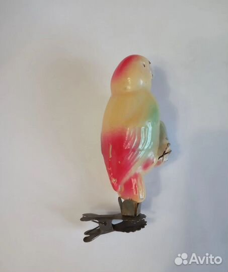 Попугай Елочная игрушка