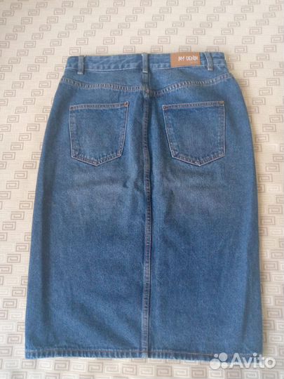 Джинсовая юбка 46 размер