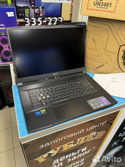 MSI Katana 17 B12VFK-424RU RTX4060/16 ddr5