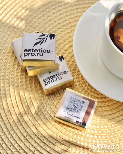 Бельгийский шоколад и аленка с логотипом оптом