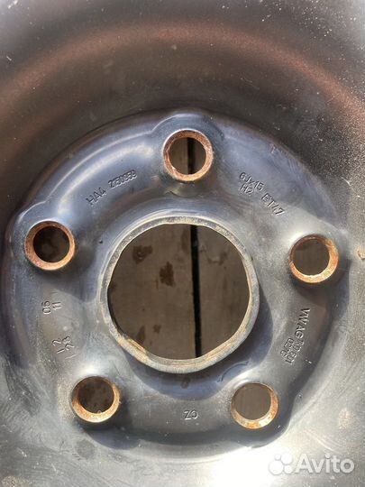 Диски штампованные Volkswagen r15 6J 5x112