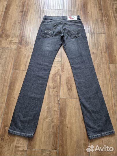 Джинсы серого цвета прямые US Polo Assn, W27 L34