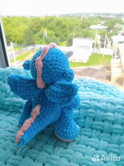 Вязаные игрушки. Дракоша