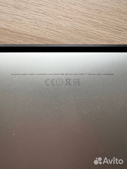 Apple MacBook Air A1466 EMC 2925