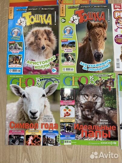 Журналы Шрэк, Тошка, Том и Джерри, Geoленок pony