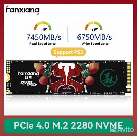 SSD Fanxiang S790 1Тб pci-e 4.0 новый