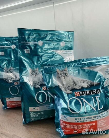 Корм Purina One 3 кг для кошек (кошачий)