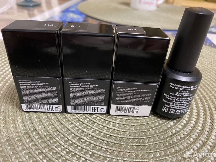 Топ oniq и one nail для гель лака, без липкого