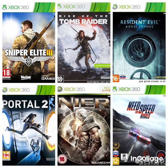 Xbox 360 E + 105 игр