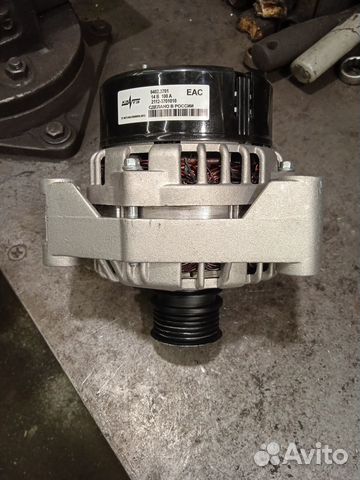 Генератор 100А Газель на 405, 406, 409 двигатель