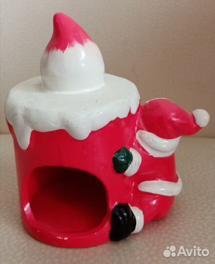 Подсвечник дед мороз. Статуэтка слоники, нефрит