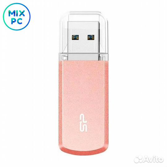 Флеш диск 128GB Silicon Power Helios 202 Pink USB