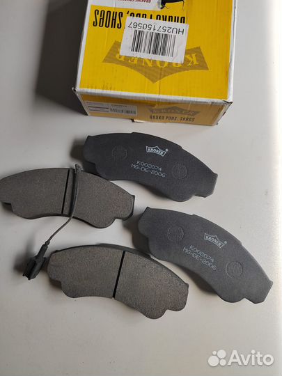 Колодки тормозные передние R16 Фиат Дукато