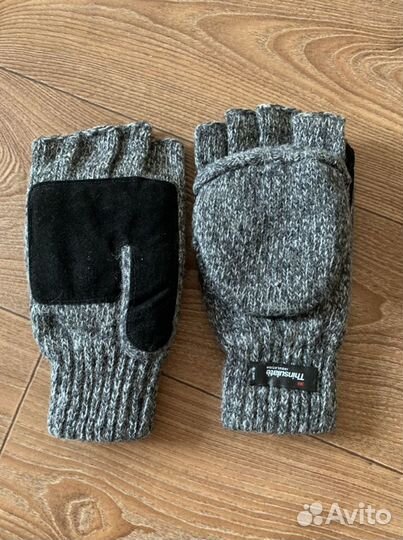 Варежки трикотажные Эвенки, утеплённые