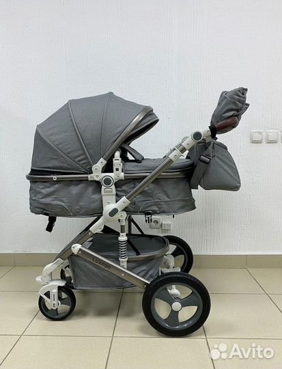 Коляска Luxmom 518 2в1 и 3в1 новая