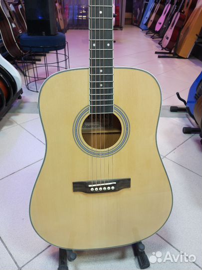 Гитара электроакустическая Fabio поврежденная