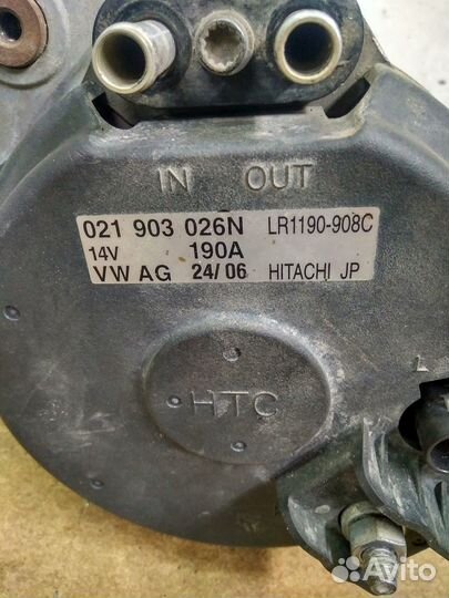 Генератор на volkswagen touareg 3.2