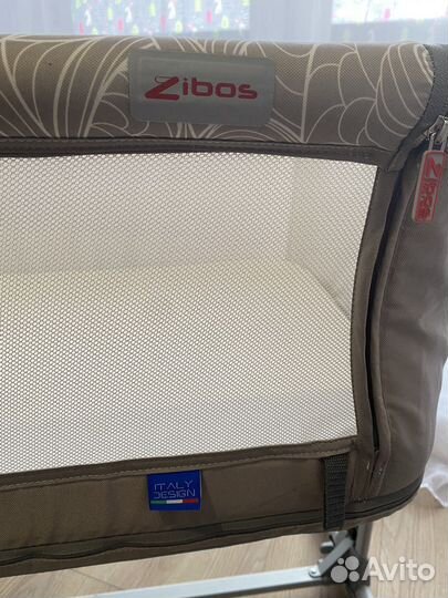 Колыбель манеж Zibos приставная люлька