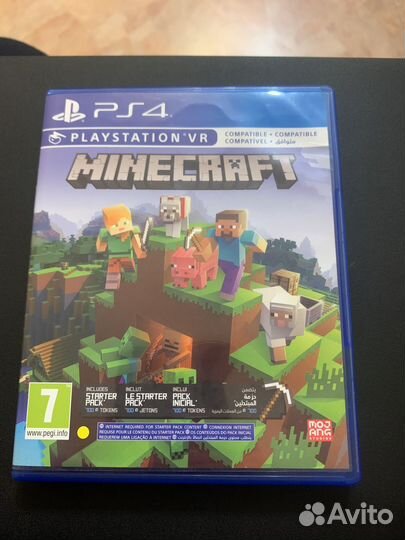 Minecraft ps4 диск