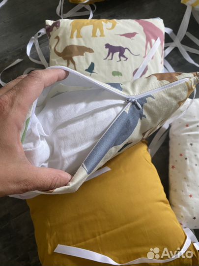Подушки - бортики на кровать