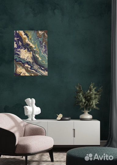 Картина абстракция в интерьер