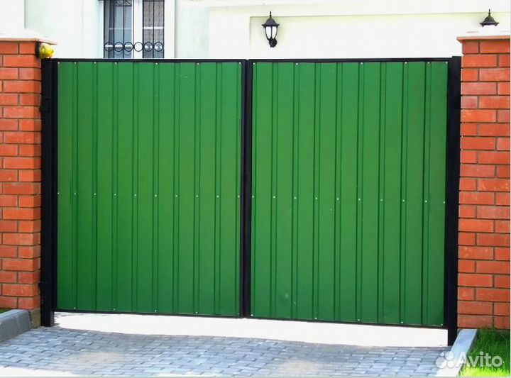 Изготовление распашных ворот монтаж 1-3 дн