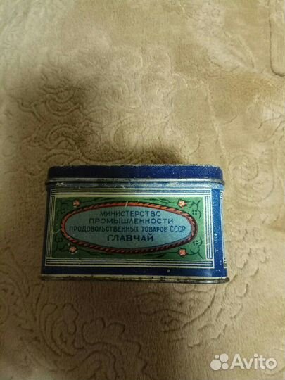 Банка жестяная Чай грузинский гост 1938-46