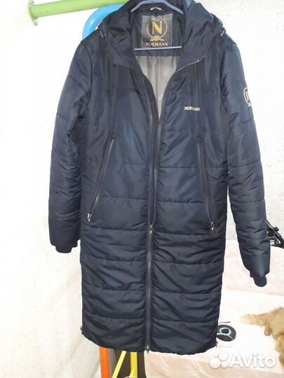 Мужское пальто пуховик р48-50 б/у