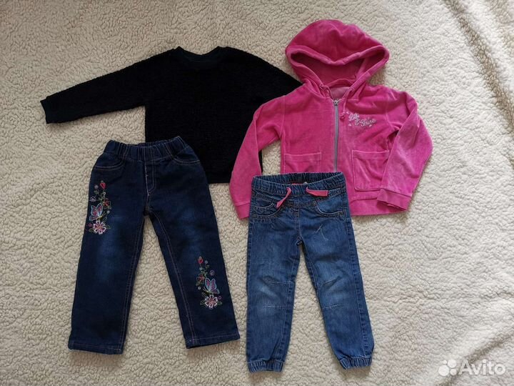 Вещи пакетом на девочку 87-92 размер