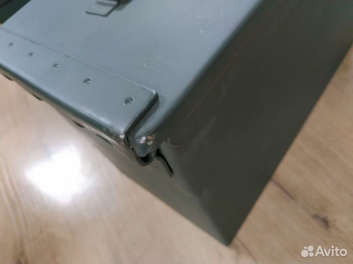 Армейский стальной ящик, зеленый, 3 шт