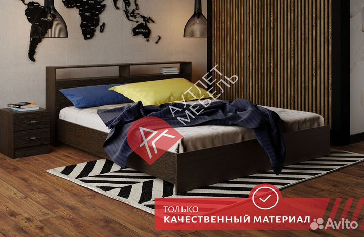Кровать двухспальная 180 200
