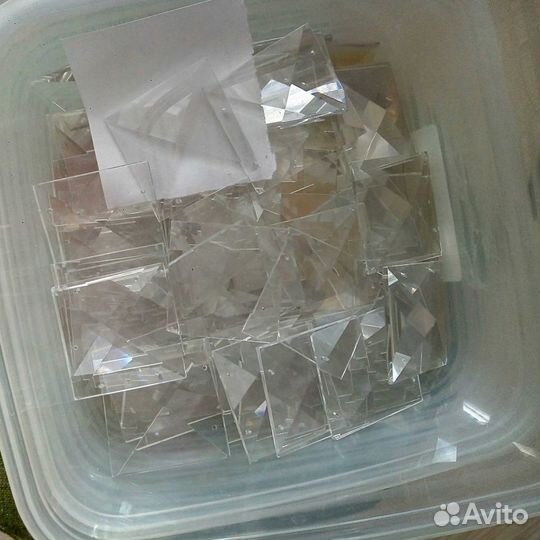 Подвески стеклянные от люстры