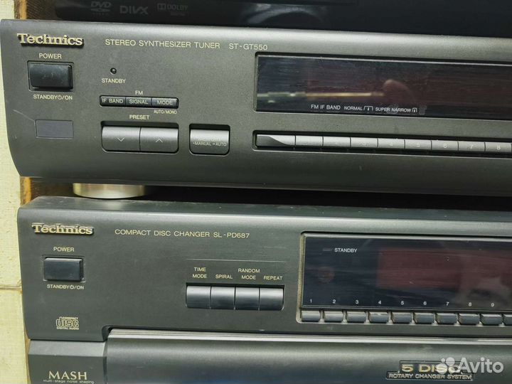 Тюнер и сд чейнджер technics