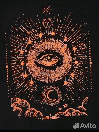Футболка женская Shein всевидящее око (44-46 рус.)